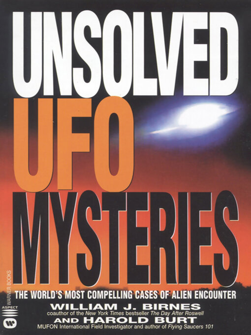 Cover image for Unsolved UFO Mysteries
